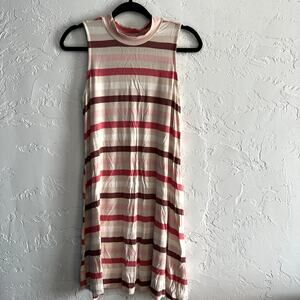 Maurices 2/7 striped mock neck sleeveless dress womens small comfort‎ casual